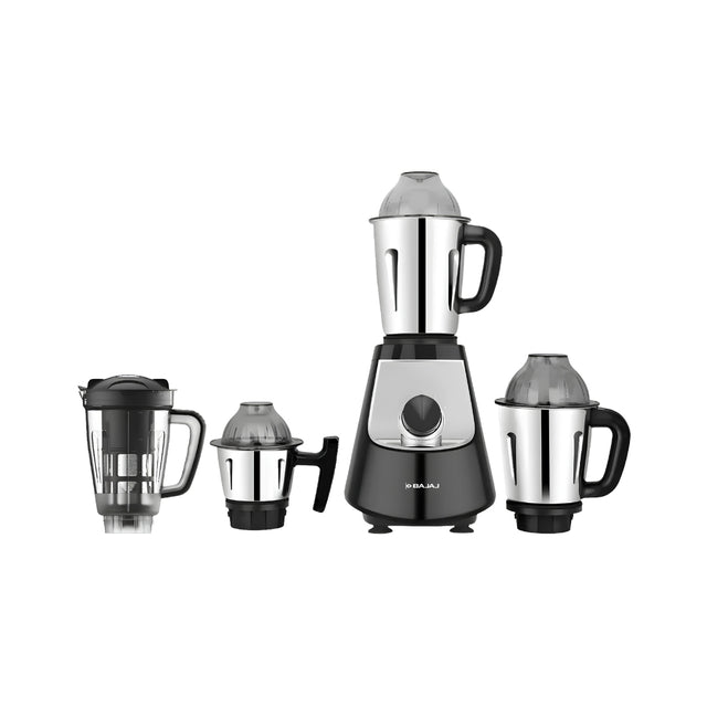 Bajaj Military Series Evoque 4 Jar 1000 W Mixer Grinder - Jet Black_Front View