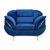 Barcelona Pro Supreme Fabric Sofa 1-Seater - Blue