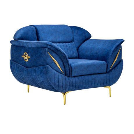 Barcelona Pro Supreme Fabric Sofa 1-Seater - Blue