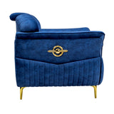 Barcelona Pro Supreme Fabric Sofa 1-Seater - Blue