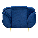 Barcelona Pro Comfort Fabric Sofa Set (3+1+1 Seater) - Blue