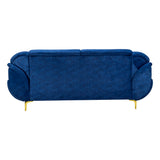 Barcelona Pro Comfort Fabric Sofa Set (3+1+1 Seater) - Blue