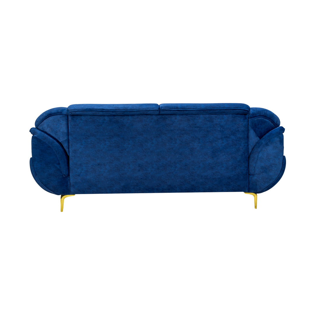 Barcelona Pro Comfort Fabric Sofa Set (3+1+1-Seater) - Blue_7