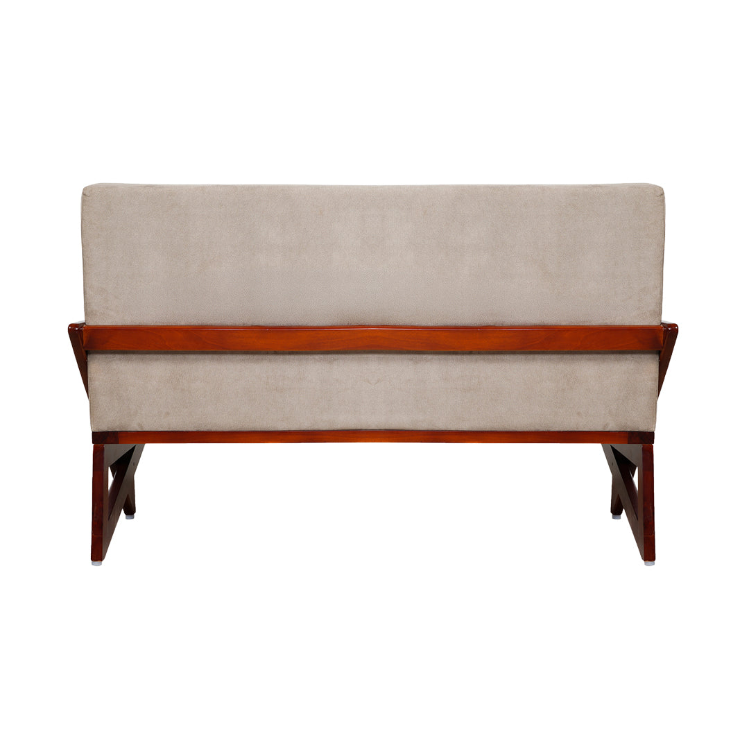 Barnet Wooden Sofa 3-Seater - Teak Finish_4