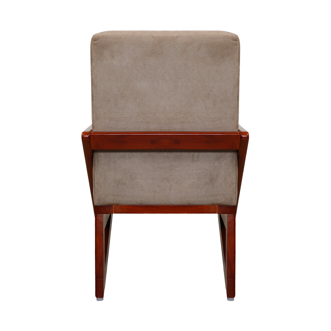 Barnet Wooden Sofa Set (3+1+1-Seater) - Teak Finish_8