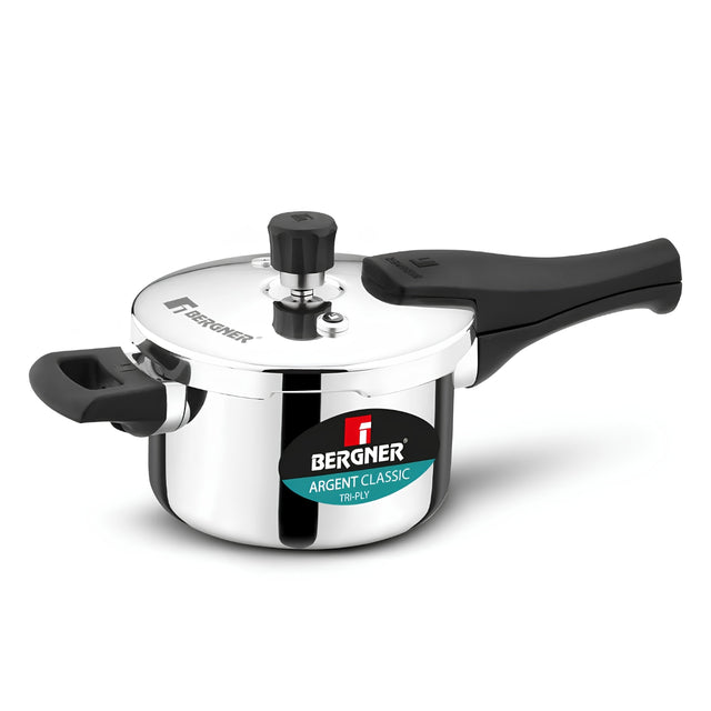 Bergner Argent Classic Triply Pressure Cooker 1.5 L_1