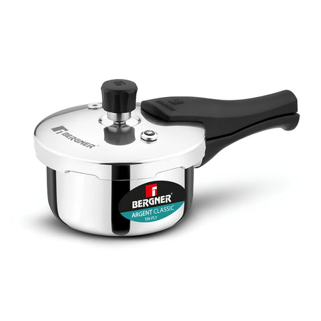 Bergner Argent Classic Triply Pressure Cooker 1 L_1