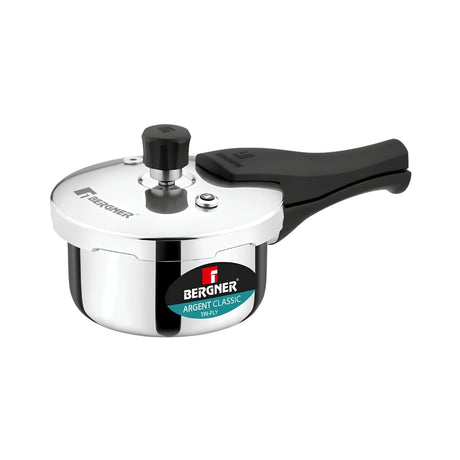 Bergner Argent Classic Triply Pressure Cooker 1 L_Front View