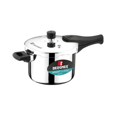 Bergner Argent Classic Triply Pressure Cooker 3.5 L_Front View