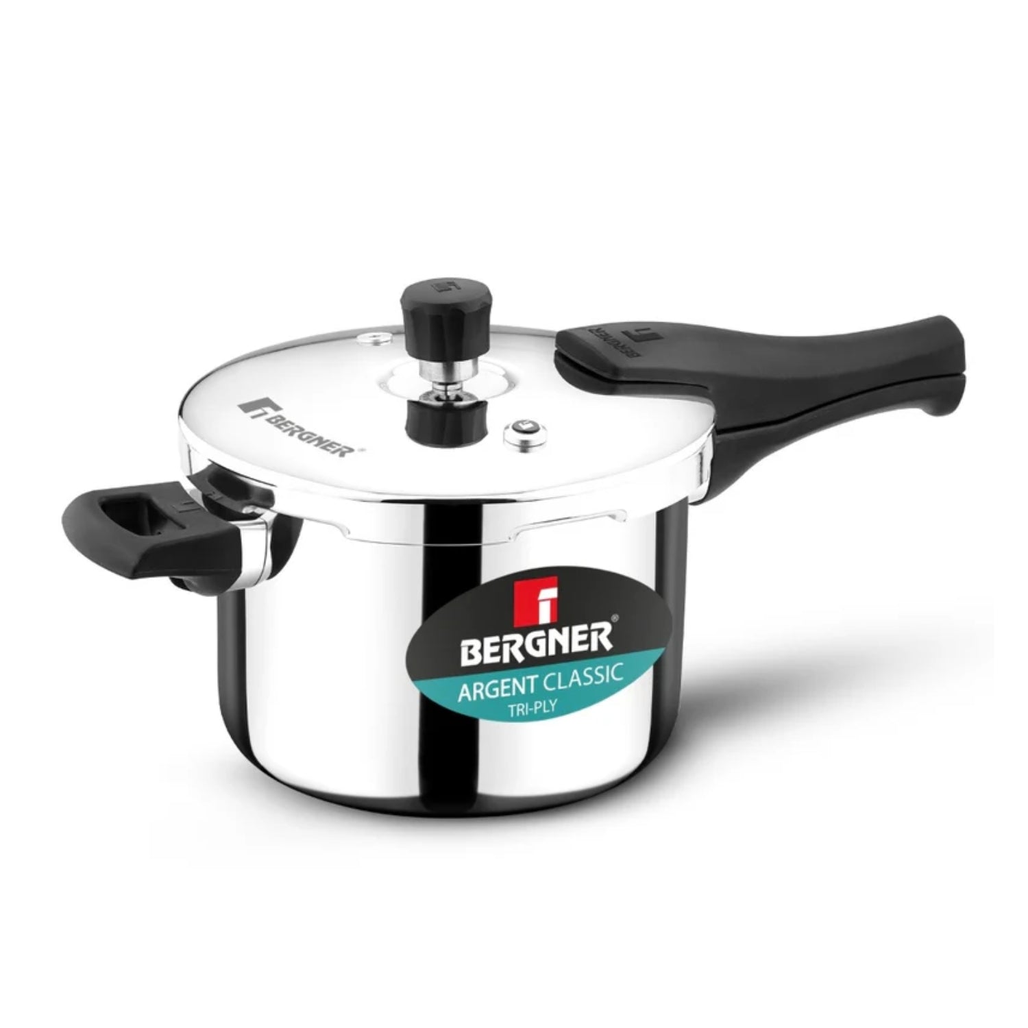 Bergner Argent Classic Triply Pressure Cooker 5.5 L_1
