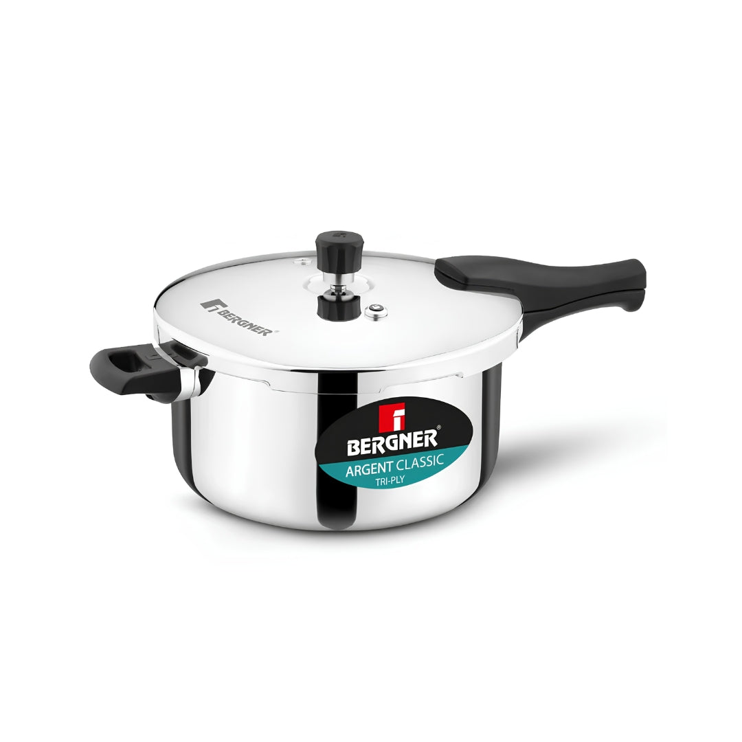 Bergner Argent Classic Triply Pressure Cooker 6.5 L_1