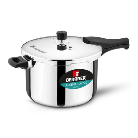 Bergner Argent Classic Triply Pressure Cooker 8 L_1