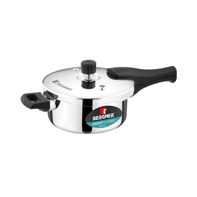 Bergner Argent Classic Triply Pressure Pan Cooker 3.5 L_Front View