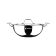 Bergner Argent Triply Stainless Steel Deep Kadai with Lid 28 cm _ 5.7 L_Front View