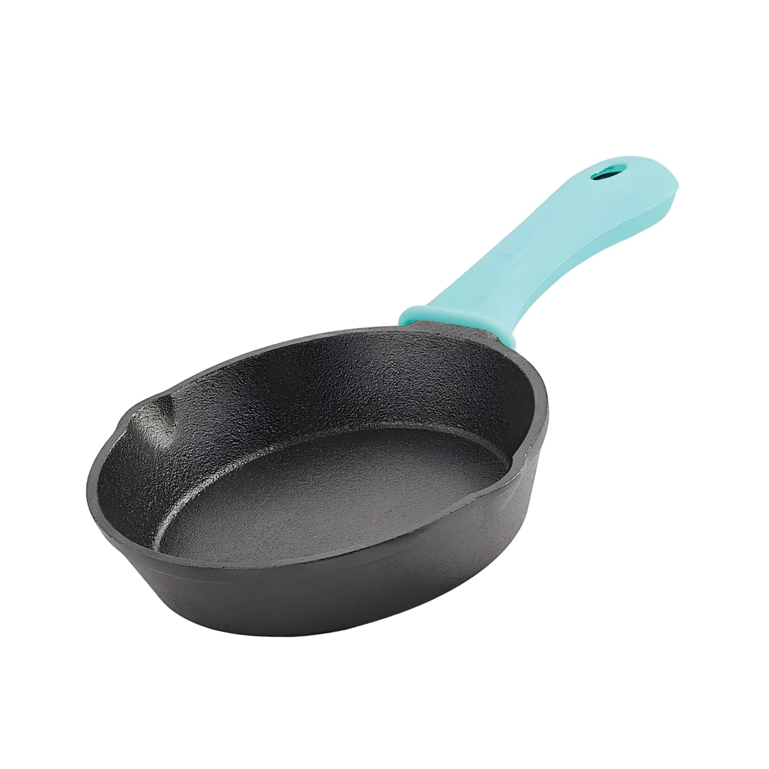 Bergner Eco Cast Iron Skillet with Silicone Sleeve 15 cm - Black_1