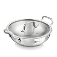 Bergner Essentials Girisha Triply SS Kadai with Glass Lid 20 cm \ 1.9 L_1