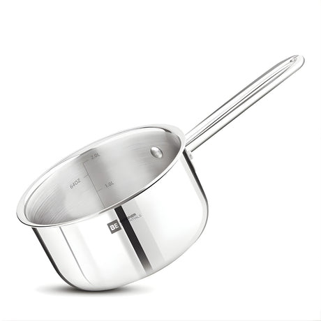 Bergner Essentials Girisha Triply Stainless Steel Milk Pan 18 cm \ 2 L_1