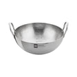 Bergner Essentials Hammered Triply Stainless Steel Kadai 30 cm _ 5.8 L_Front View