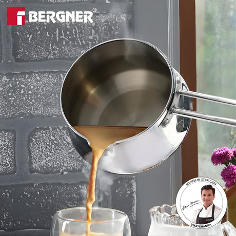Bergner Essentials Triply Stainless Steel Coffee Warmer 10 cm \ 550 ml_2