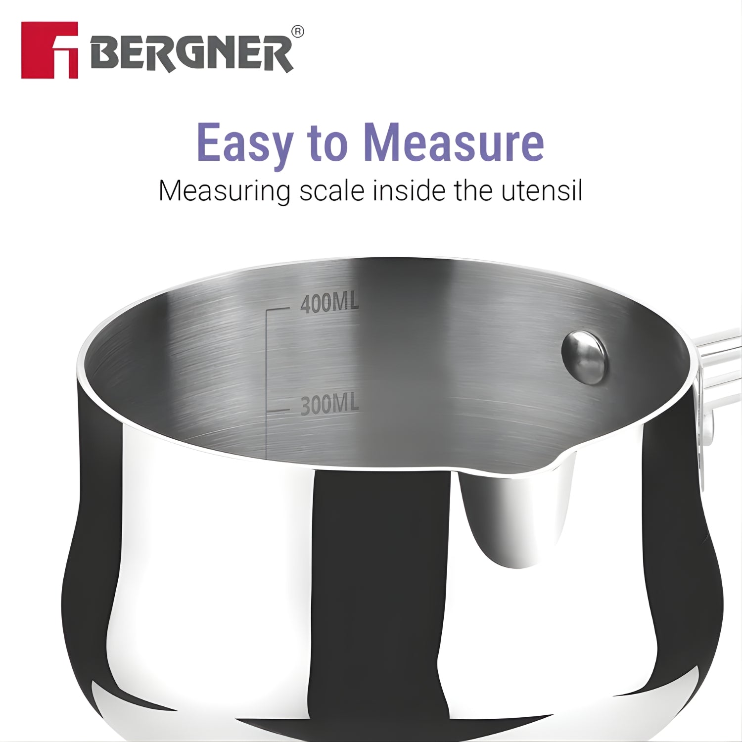 Bergner Essentials Triply Stainless Steel Coffee Warmer 10 cm \ 550 ml_7
