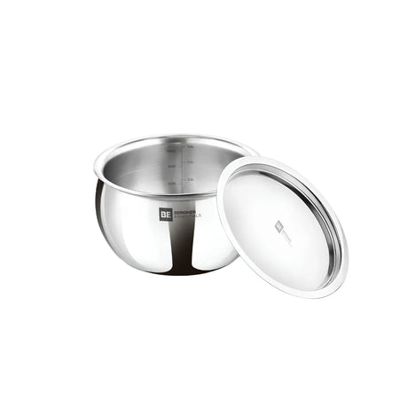 Bergner Essentials Triply Stainless Steel Rice Handi with Lid 20 cm \ 4 L_1