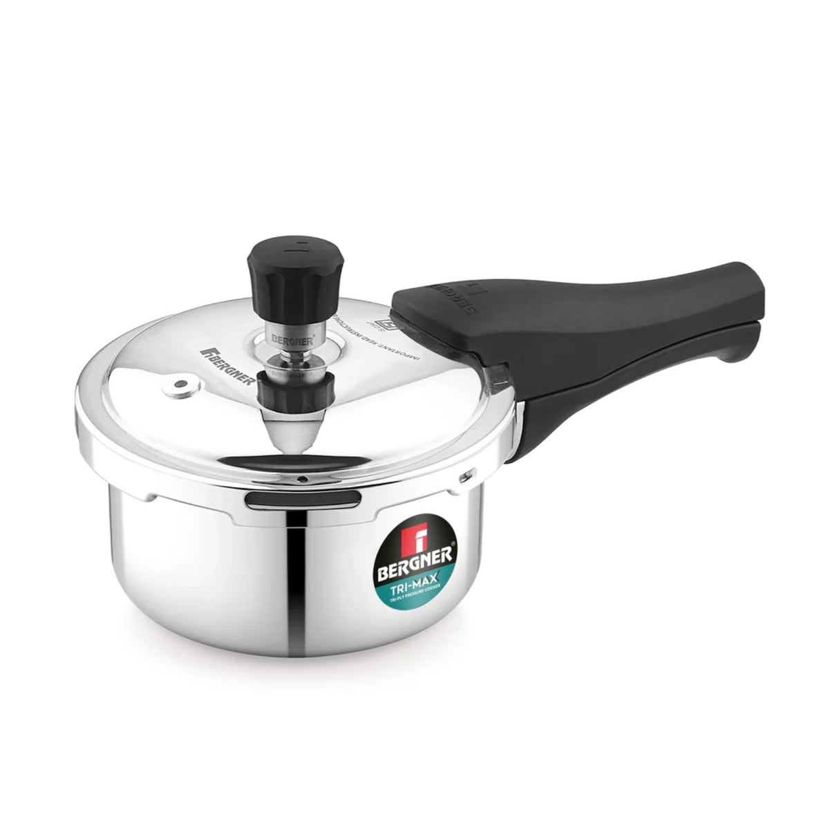 Bergner Trimax Junior Triply Stainless Steel Mini Pressure Cooker 1 L_1