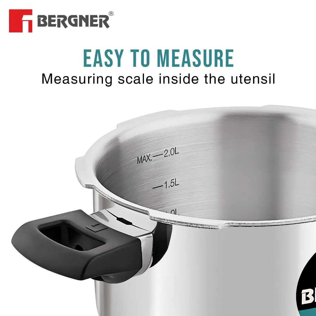 Bergner Trimax Triply Stainless Steel Pressure Cooker 6.5 L_Features_6