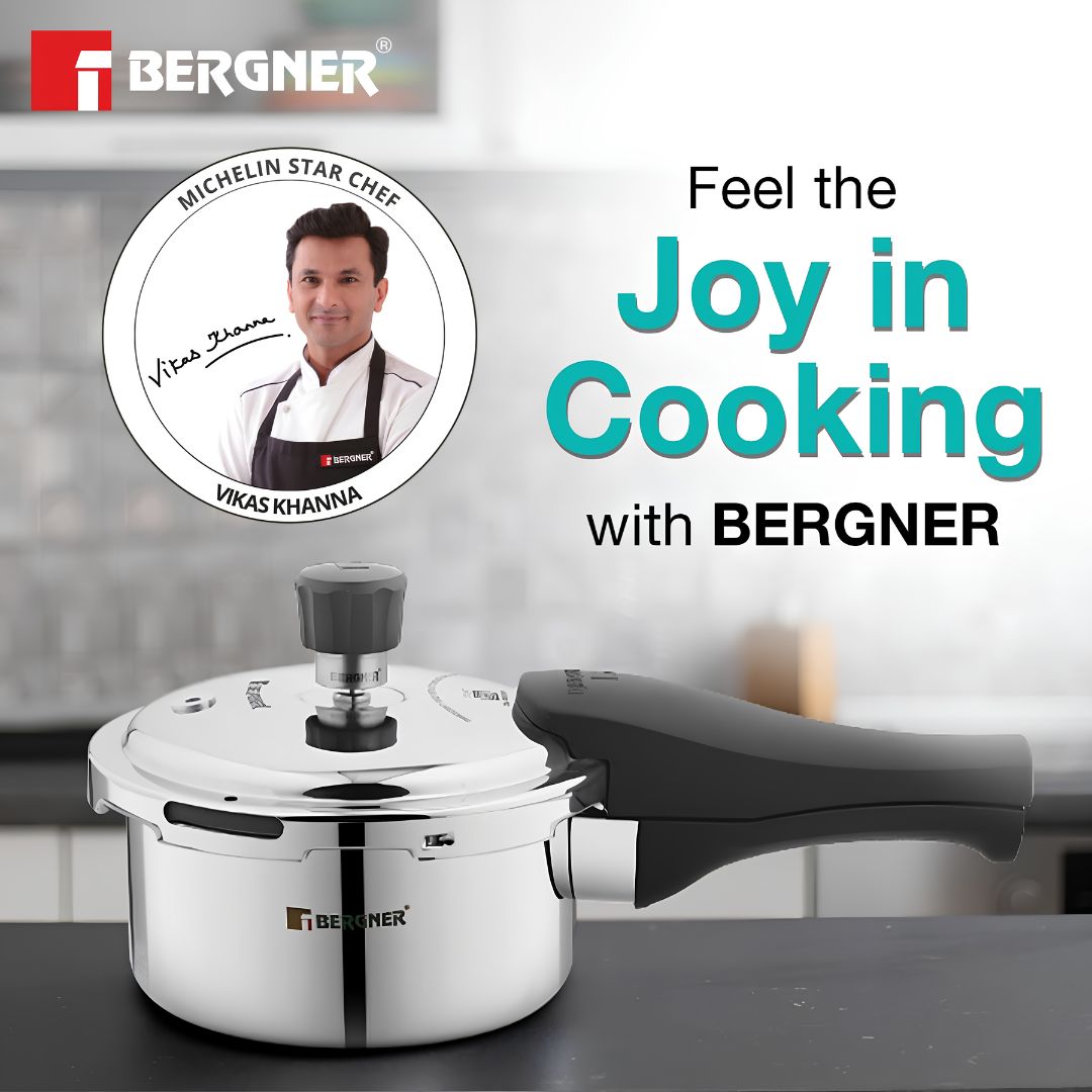 Bergner Trimax Triply Stainless Steel Pressure Pan 3.5 L_Features_2
