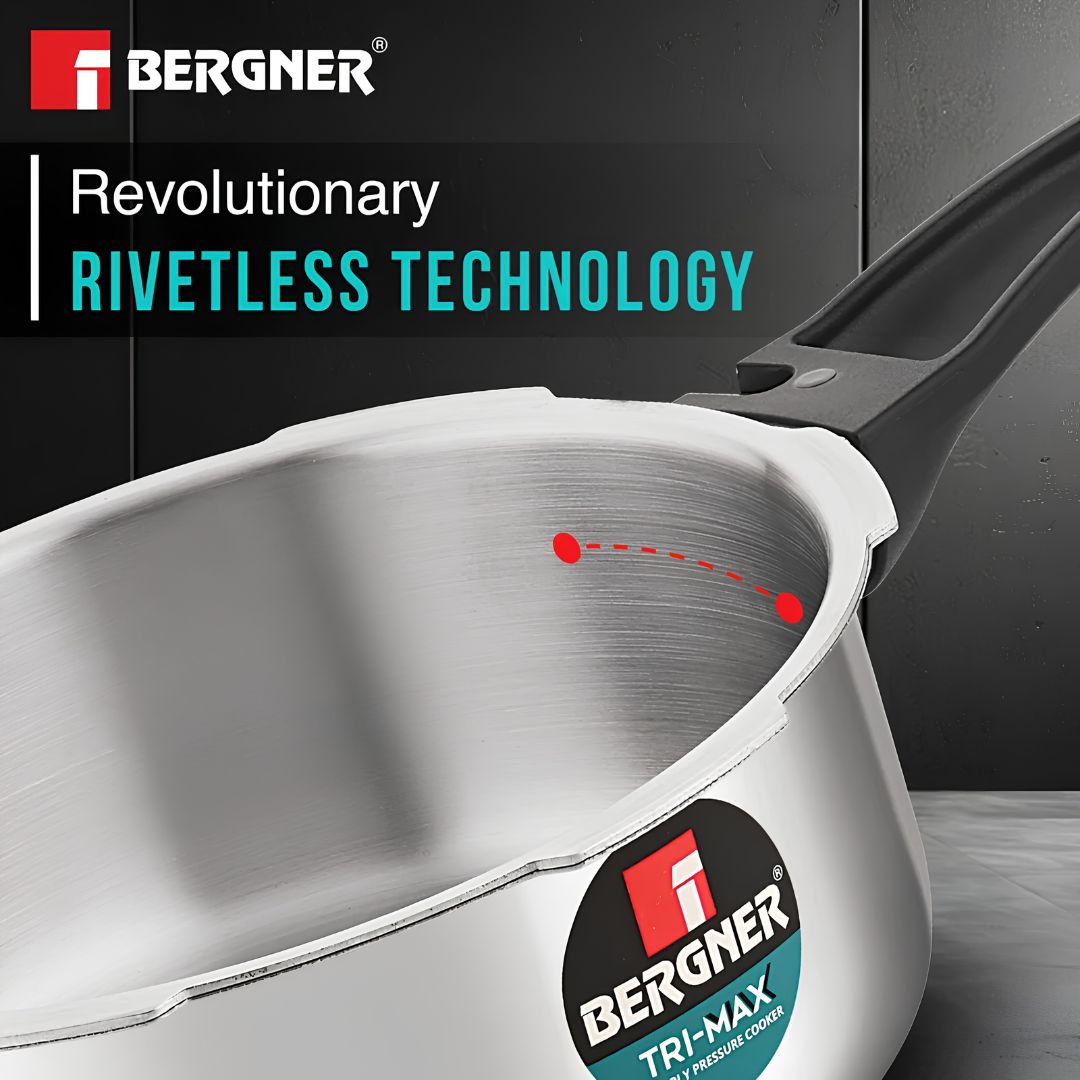 Bergner Trimax Triply Stainless Steel Pressure Pan 3.5 L_Features_7
