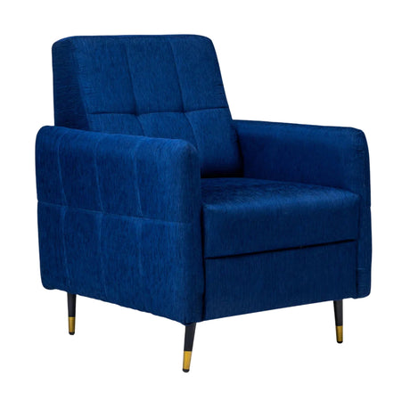 Berlin Pro Contemporary Short Rise Fabric Sofa 1-Seater - Blue