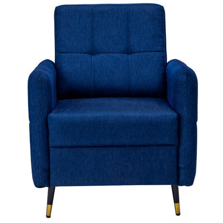 Berlin Pro Contemporary Short Rise Fabric Sofa Set (3+1+1 Seater) - Blue