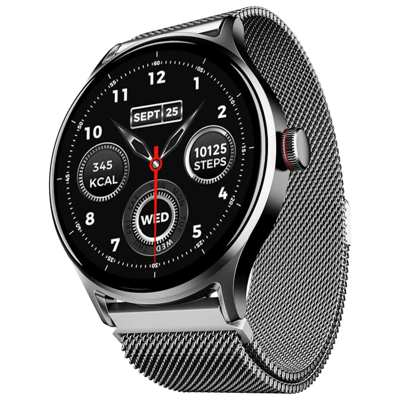 Boat Lunar Vista with HD Display Bluetooth Calling - Metal Silver
