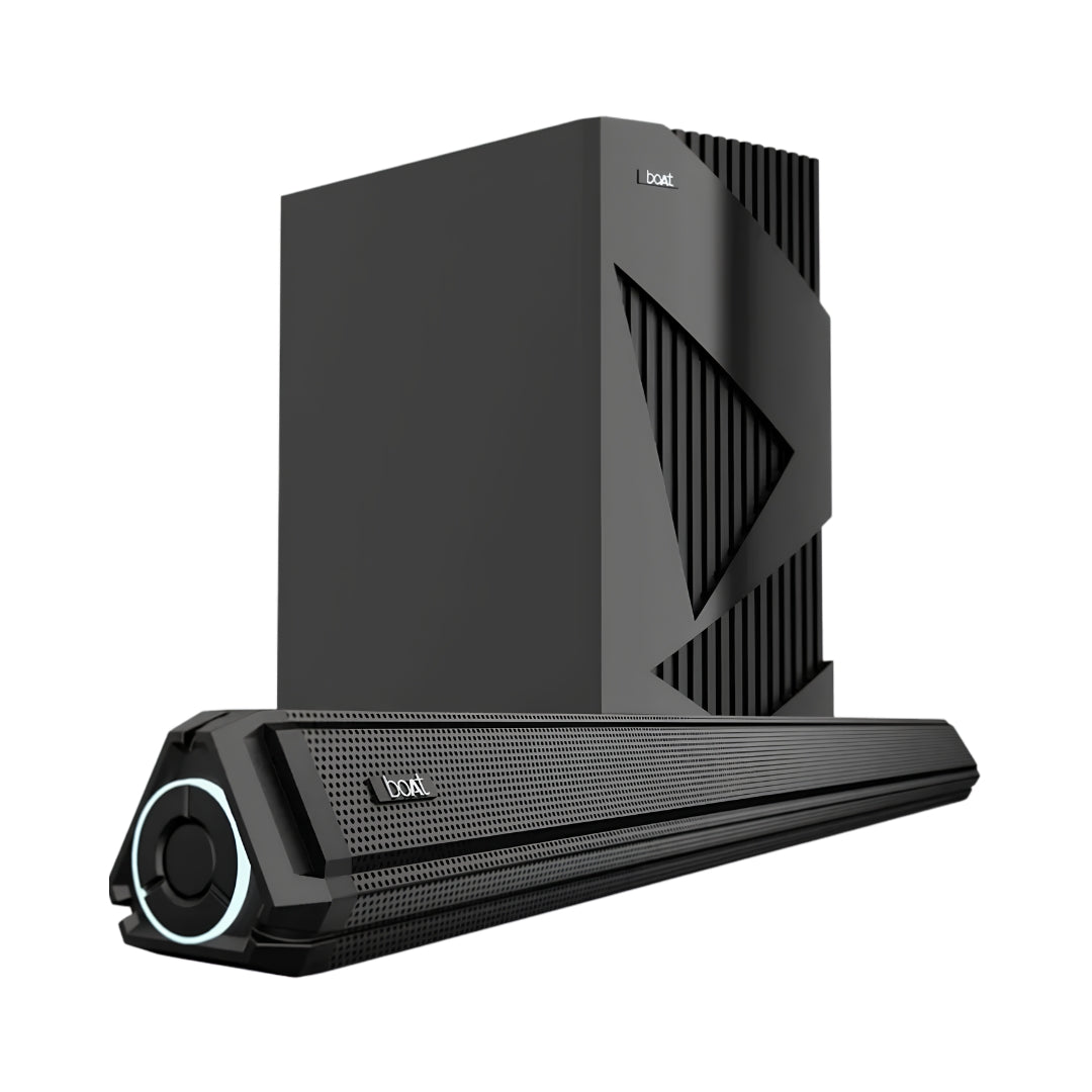 Boat Aavante Bar 1550 Pro Soundbar 160W - Pebble Black_Front_View