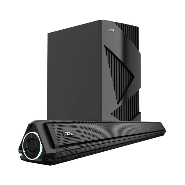 Boat Aavante Bar 1550 Pro Soundbar 160W - Pebble Black_Front_View
