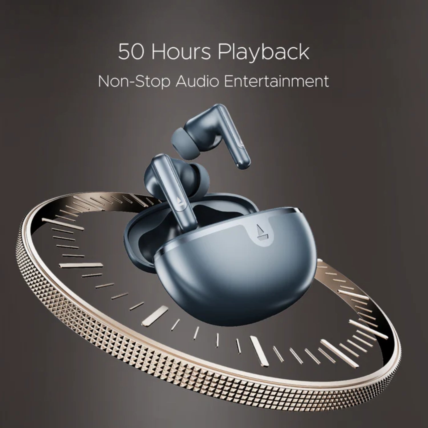 Boat Airdopes 161 ANC True Wireless Earbuds - Elite Blue_4