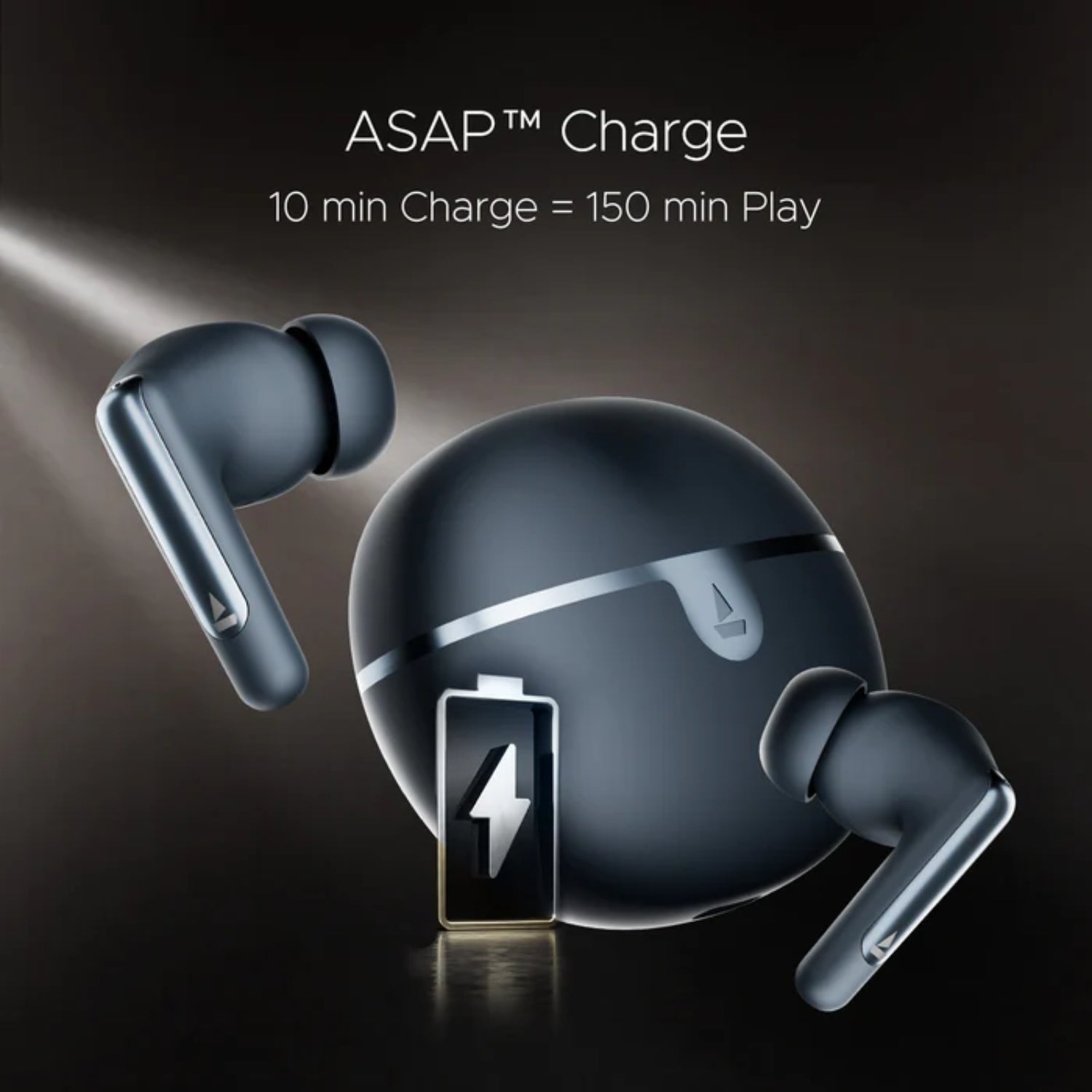 Boat Airdopes 161 ANC True Wireless Earbuds - Elite Blue_5