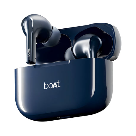 Boat Airdopes 161 True Wireless Earbuds - Cool Sapphire_FrontView