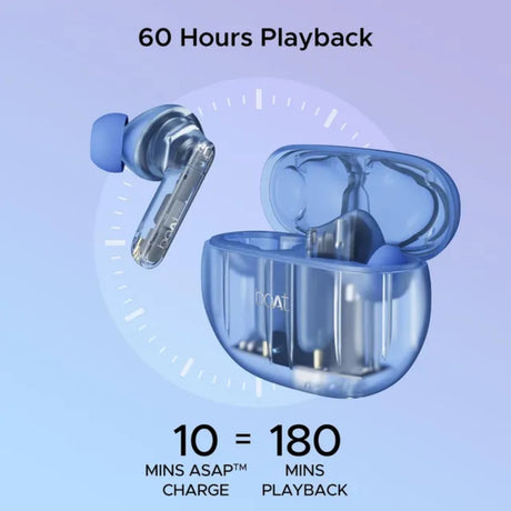 Boat Airdopes 191 ANC True Wireless Earbuds - Pellucid Blue_2