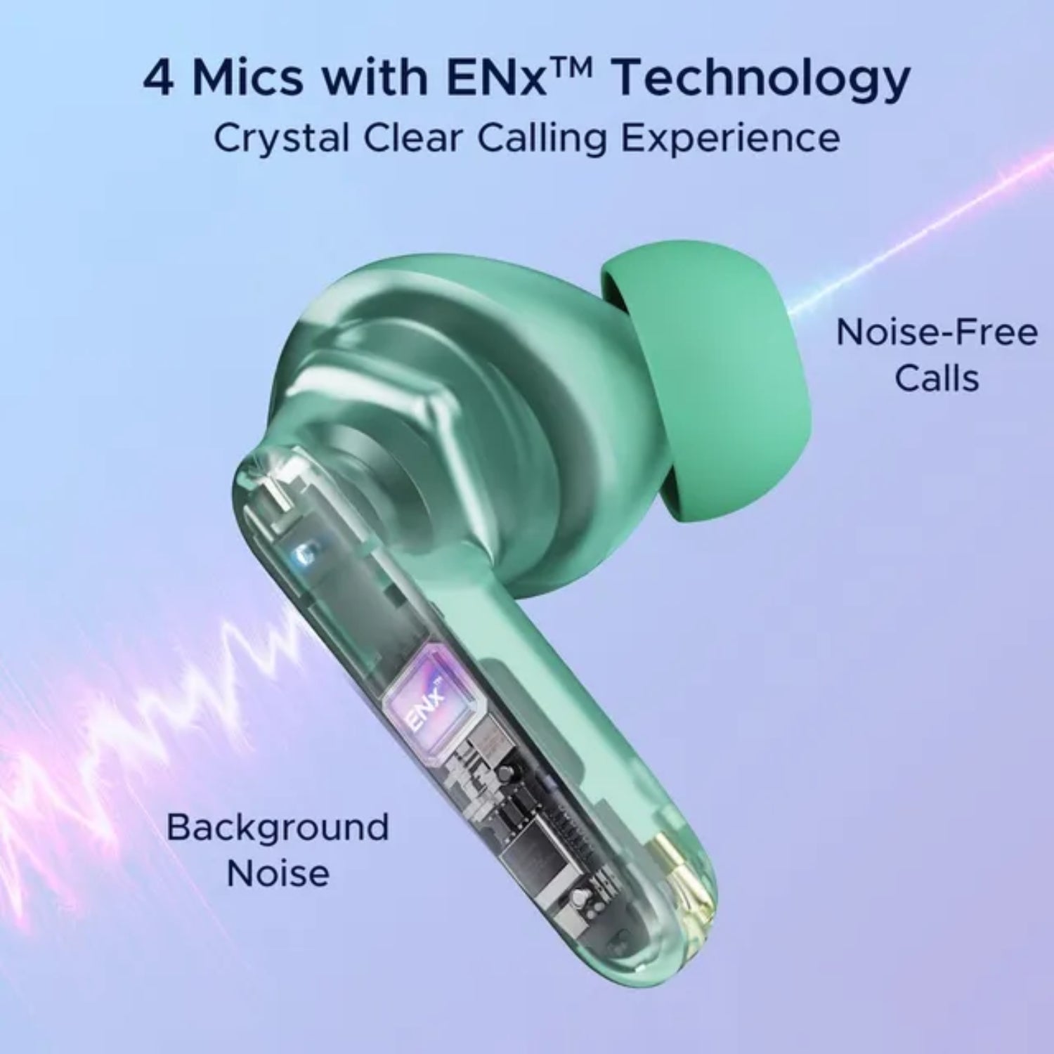 Boat Airdopes 191 ANC True Wireless Earbuds - Pellucid Green_3