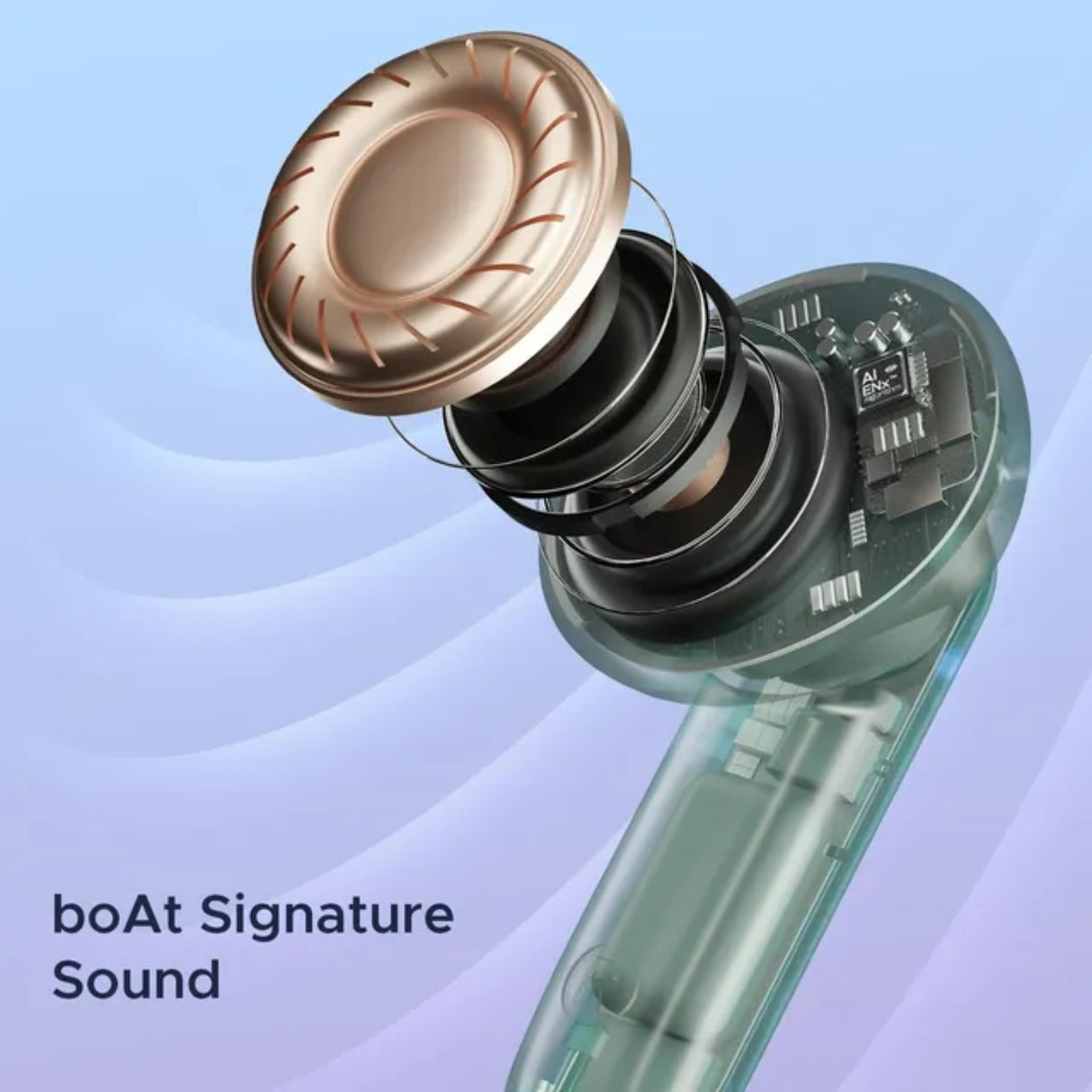 Boat Airdopes 191 ANC True Wireless Earbuds - Pellucid Green_4