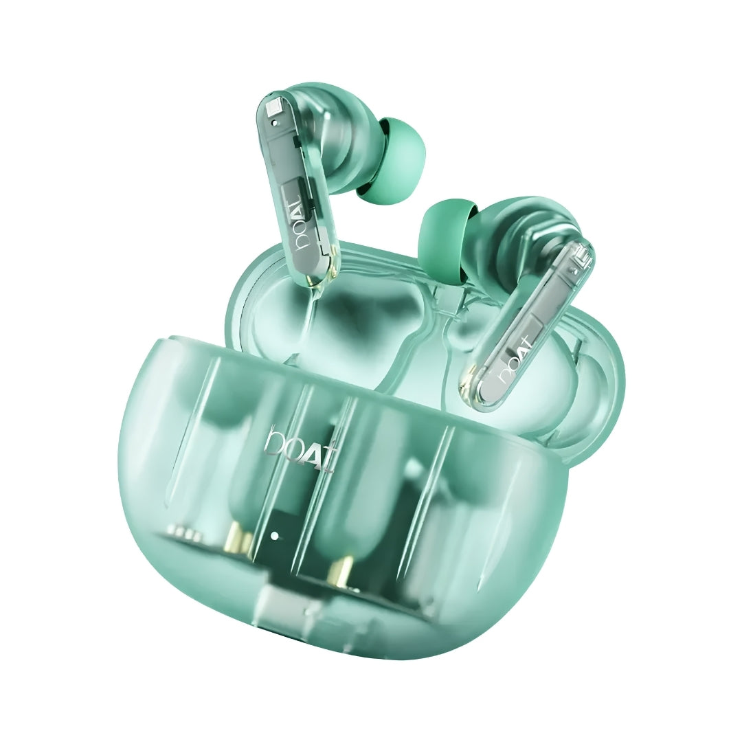 Boat Airdopes 191 ANC True Wireless Earbuds - Pellucid Green