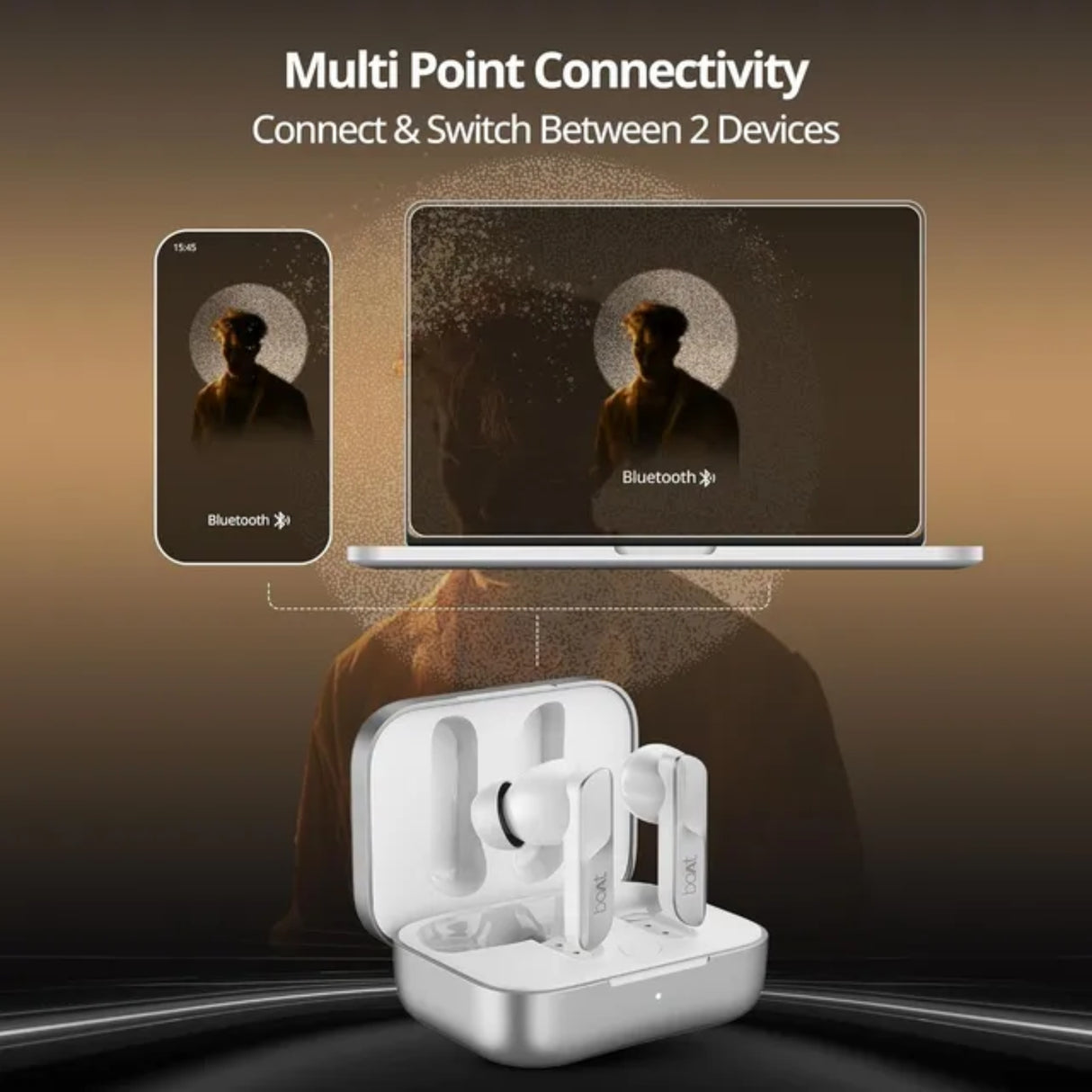Boat Airdopes 800 True Wireless Earbuds - Interstellar White_4