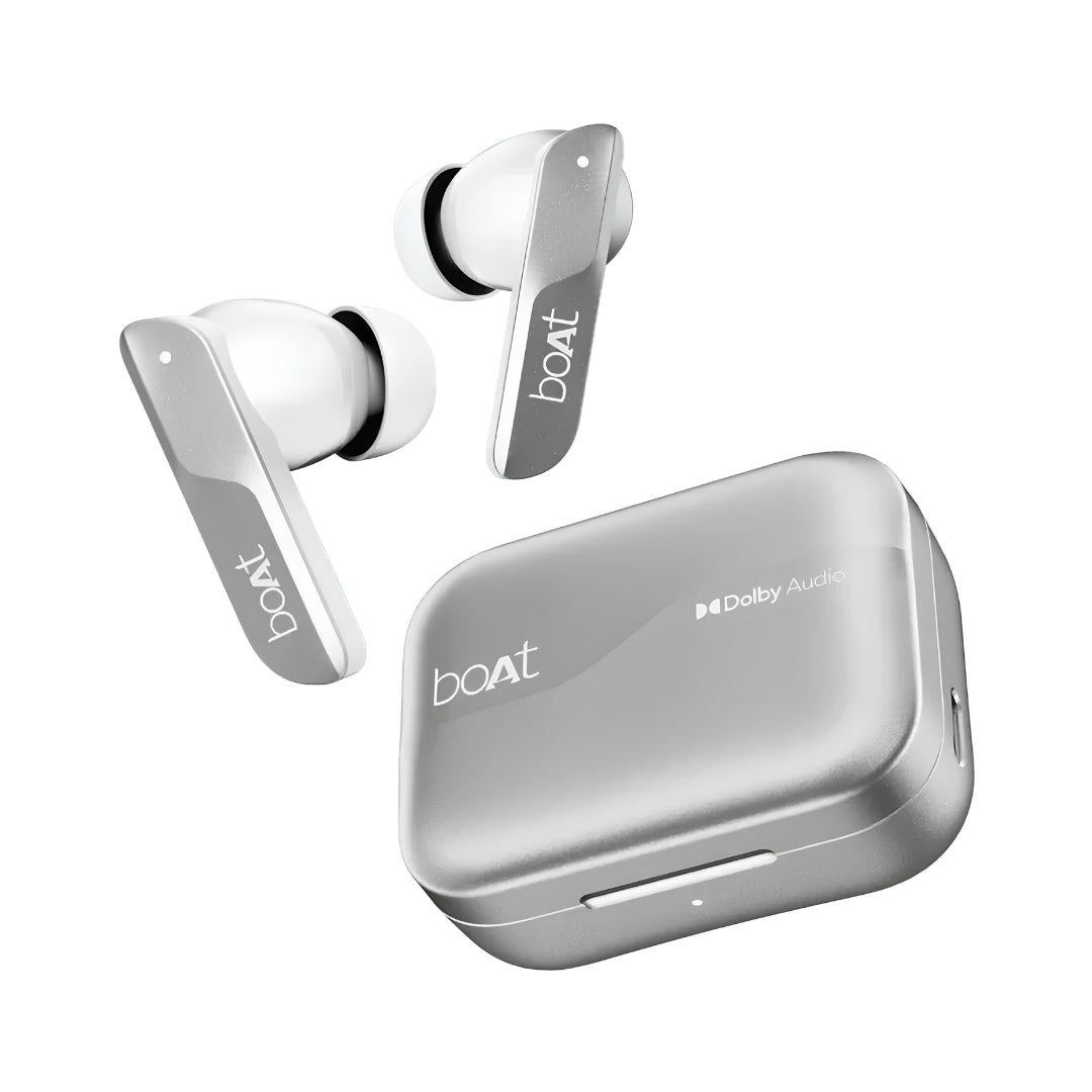 Boat Airdopes 800 True Wireless Earbuds - Interstellar White_FrontView