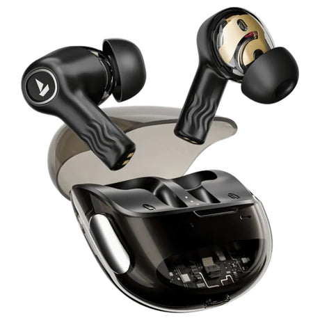 Boat Nirvana Crystl True Wireless Earbuds - Quantum Black_2