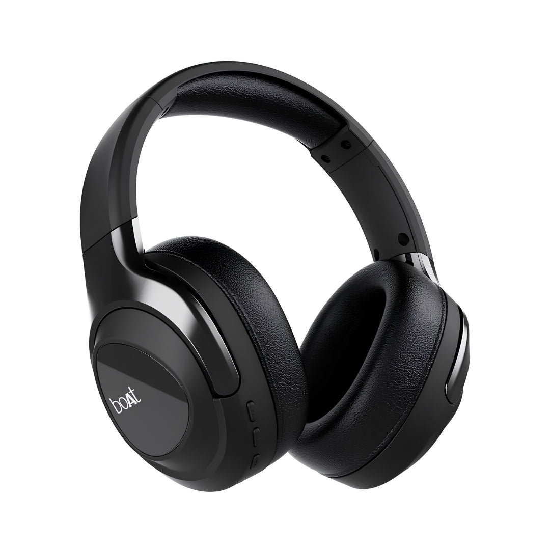 Boat Nirvana Eutopia Wireless Bluetooth Headphone - Primia Black_FrontView