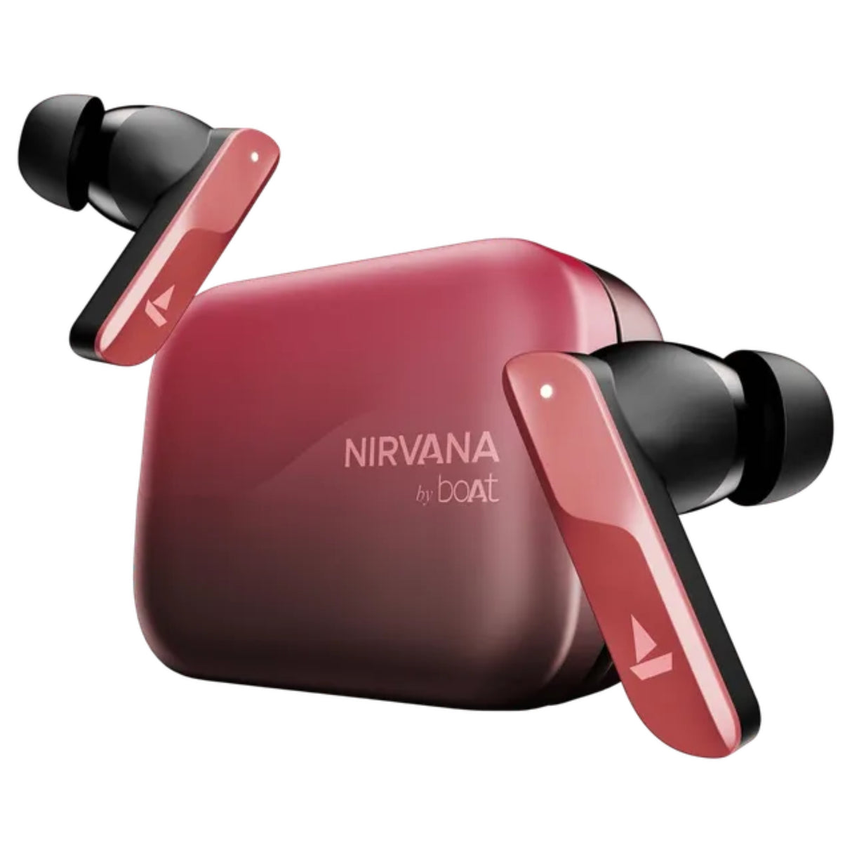Boat Nirvana X True Wireless Earbuds - Galactic Red_1