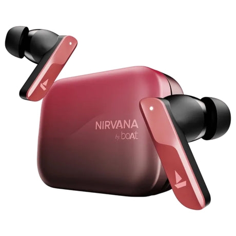 Boat Nirvana X True Wireless Earbuds - Galactic Red_1