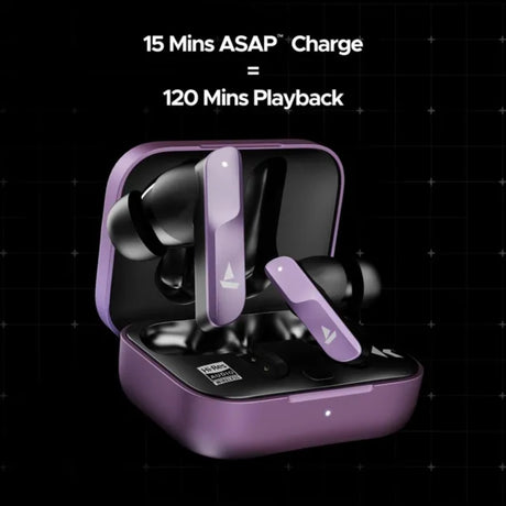 Boat Nirvana X True Wireless Earbuds - Smoky Amethyst_2