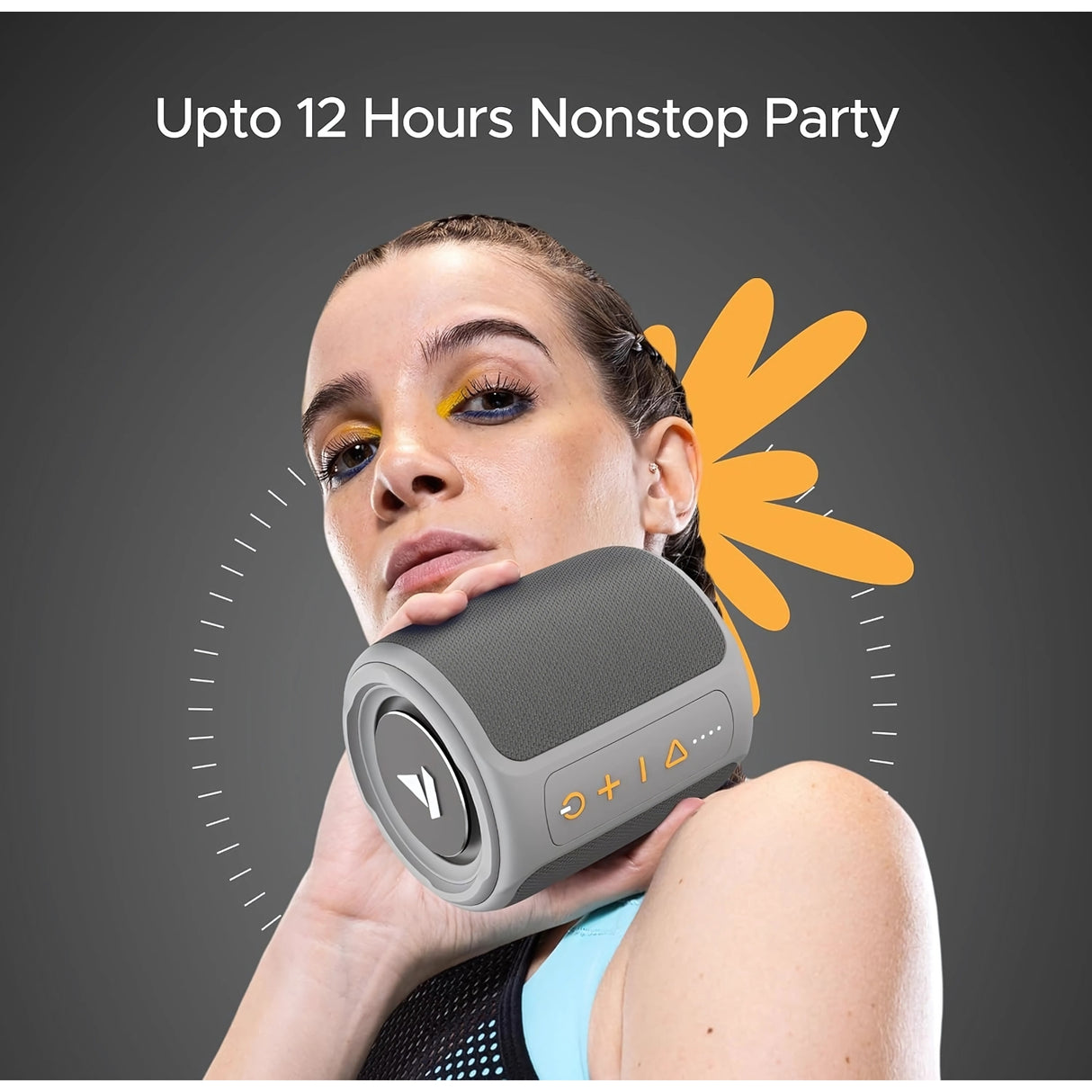 Boat Stone 352 Portable Bluetooth Speaker 10W - Groovy Grey_6