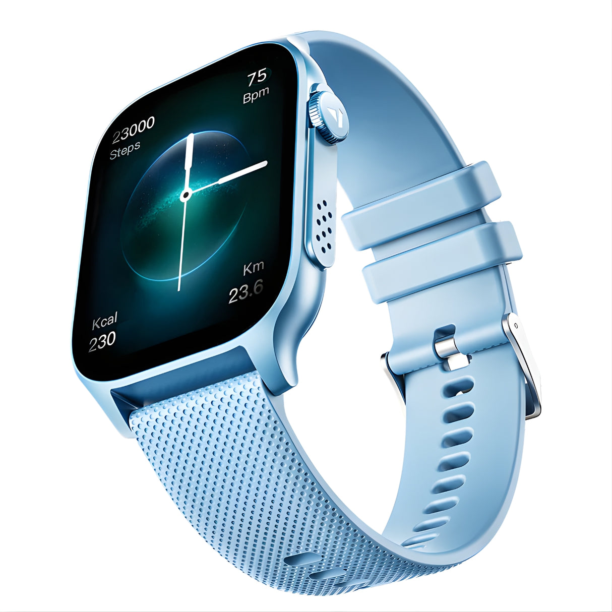 Boat Ultima Ember with AMOLED Display Bluetooth Calling - Mist Blue_1